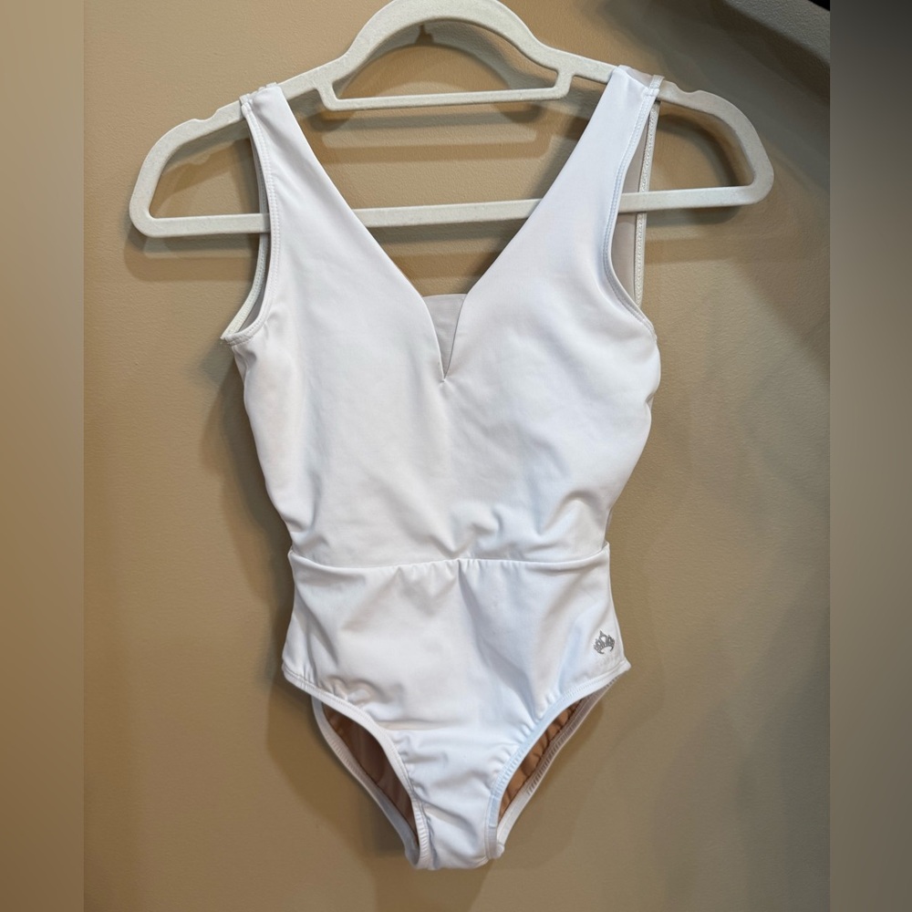 White Maria Ballet Leotard